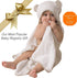 Set Channing & Yates Premium Organic Baby Towel - Soft Viscose Bamboo Hooded Towel & Washcloth - Girl & Boy Bath
