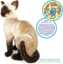 VIAHART Stefan The Siamese Cat - 14 Inch Plush Stuffed Animal by TigerHart Toys