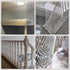 Safety Rope Net for Child Stairs - Balcony Playground Netting, Polyester White Decor Net (4mm, 3X0.5m)
