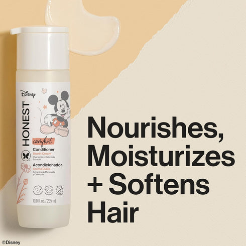 10 oz The Honest Company Silicone-Free Conditioner Gentle Enough for Baby Dermatologist Tested Tear Free Hypoallergenic