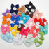 CÉLLOT Toddler Hair Accessories - 40pcs 2.75" Elastics Rubber Ribbon Bands, Bows for Baby Girls