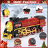 Set Christmas Train for around under The Tree, Electric Christmas Tree Train with Remote Sound Smoke Light, Steam