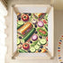 CZXW 52" 28" Vegetables and Sandwiches Crib Sheets Fitted x Natural Cotton Soft & Breathable for Baby Crib Mattress