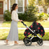 Mazeann Red Crab Sea Black Car Seat Cover Baby Breathable Soft Infant Carseat Covers Canopies Babies Carrier Covers