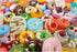 Tektalk 1000 Pieces Jigsaw Puzzles - Donut Feast for Teens & Adults