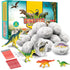 kolegend Dino Eggs Dig Kit, 12 Pack Dinosaur Eggs Excavation Set, Easter Gift Science Experiments for Kids