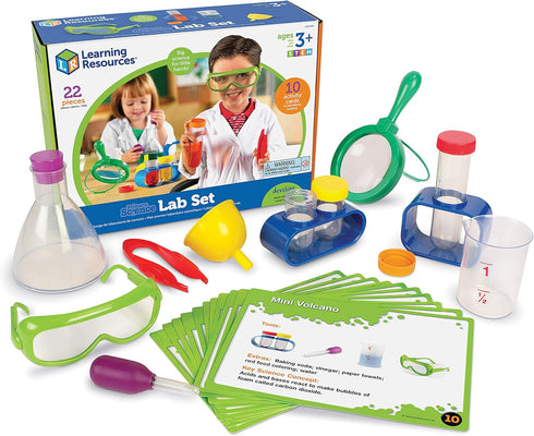 Learning Resources Primary Science Lab Activity Set - STEM Toys for Kids Ages 3+, Science Classroom Decor