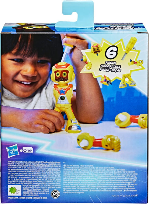PJ Masks Power Heroes Buildable Heroes, Newton Star Action Figure, Easy-to-Assemble Superhero Toys for Ages 3 Years and