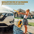 Kids Clean Car Washer Toys with Scraper, Sponge, and Towel - Pretend Play Car Wash Gun for Boys and Girls Gift