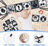 Newborn Toys Black and White, High Contrast Baby Toys for 0-3 Months, Soft Book and Crinkle Sensory Toys
