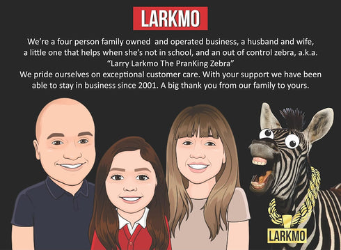 Larkmo The Pranking Zebra Funny $100 Gag, Realistic One Hundred Dollar Bill Joke Office Prank Kit of 50 Pieces