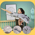 29 Inch Airplane Model Plush with Blanket, Warplane Stuffed Animal Toy for Decoration