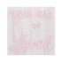 NoJo Little Love You are so Loved Pink and White Square Wood