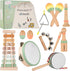 VINJOE Baby Musical Instruments-Toddler Montessori Wooden Musical Toys for Kids 1-3, Neutral