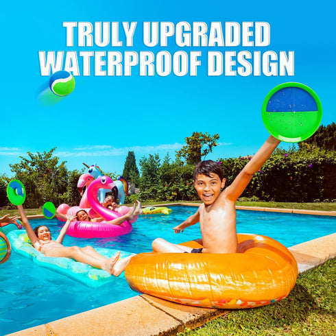 Set, 3 4 5 6 7 8 9 10 11 12 Upgraded Toss and Catch Ball Game Beach Pool Toys Outdoor Games for Kids Toys, Outside