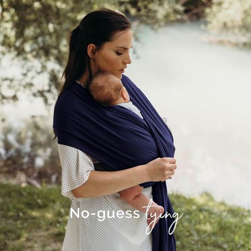 (735 lbs), Boba Baby Wrap Carrier Original Baby Sling Carrier for Newborns Soft, Secure, Hands-Free & Ergonomic, Ideal