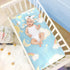 SyXIOP 28" 52" Blue White Clouds and Rainbow Cooling Baby Waterproof Crib Mattress Cover x Breathable Bed Pads Washable