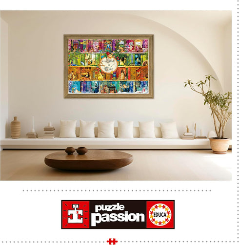 Educa A Stitch in Time 3000 Piece Jigsaw Puzzle with Glue Included, Completed Size 47.24"x 37.79"