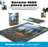 1000-Piece Buffalo Games Jigsaw Puzzle Room with a View by Darrell Bush Puzzle for Adults, Includes Poster, Made in USA