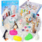 FIIOEOY Snow Sensory Bin, Play Sand Art Kit for Kids with Sensory Sand,