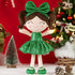 Gloveleya Dolls First Baby Doll - Soft Baby Girl Toy Green 12 Inches