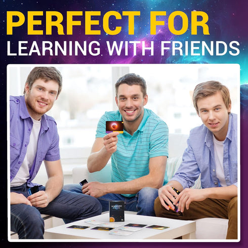 75 Space Flash Cards - STEM Learning Resource for Astronomy, Solar System, Stars, Galaxies, Planets