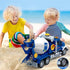 3 4 5 6 SpringFlower Toddler Trucks Toy, Large Mixer Truck Toy with Lights & Sounds, Truck Vehicle Boy Toy for Year Old