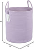 XUANGUO Rope Laundry Basket Hamper for Clothes Woven Storage Basket for Living Room Bedroom Boho Tall Rope Baskets