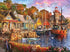 White Mountain 1000 Piece Jigsaw Puzzle Lighthouse Boats Waterside Puzzles with Large