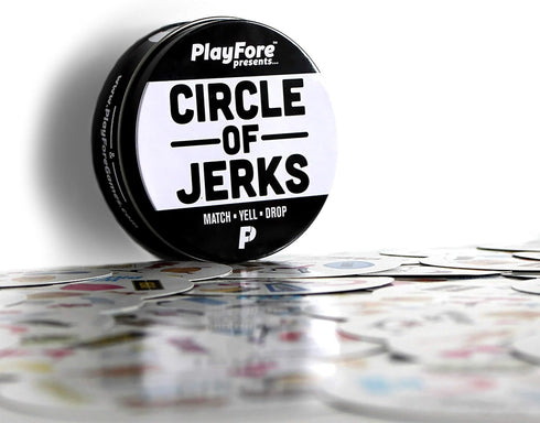 CIRCLE of JERKS: The Fast-Paced Party Card Game for Adults | Competitive, Hilarious, Easy to Learn