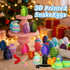 Binvin 32PCS 3D 3D 8-12 (32PCS) Printed Snake Toy, Easter Basket Stuffers Mini Mystery Crystal Egg Fidget Toy, Printed