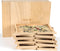 Becko US Wooden Puzzle Sorting Trays with Sliding Drawer Design, 8 Jigsaw