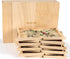 Becko US Wooden Puzzle Sorting Trays with Sliding Drawer Design, 8 Jigsaw