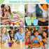 36 8 oz 6 Eccliy Pcs Kids Cups Bulk, Plastic Toddler Drinking Cups Unbreakable Reusable Stackable Assorted Colors