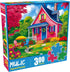 300 Piece Jigsaw Puzzle - The Charming Pink Courtyard House for All Ages