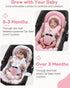 BOMOLOUR Infant Car Seat Insert with Removable Cushion for Baby Preemie Newborn Infant, Reversible carseat Insert Head