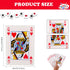 3 Pack Jumbo Playing Cards Oversized Deck of Playing Cards Large Poker Cards for Family Party Game BBQ Casino Party Decorations (7 x 5 Inch)