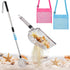 Biggun 2 Pack Shark Tooth Sifter with Seashell Bags, 21.8in~34in Adjustable Sand