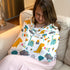Honey Lemonade - Baby Car Seat Cover - Breastfeeding Baby Nursing Cover Carseat Canopy - Multifunctional Stretchy Soft