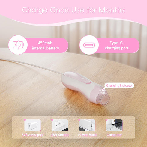 Trimmer 15 1 &15 Baby Nail Electric, in Baby Nail Clippers for Gentle Nail Care, Rechargeable Baby Nail File Electric