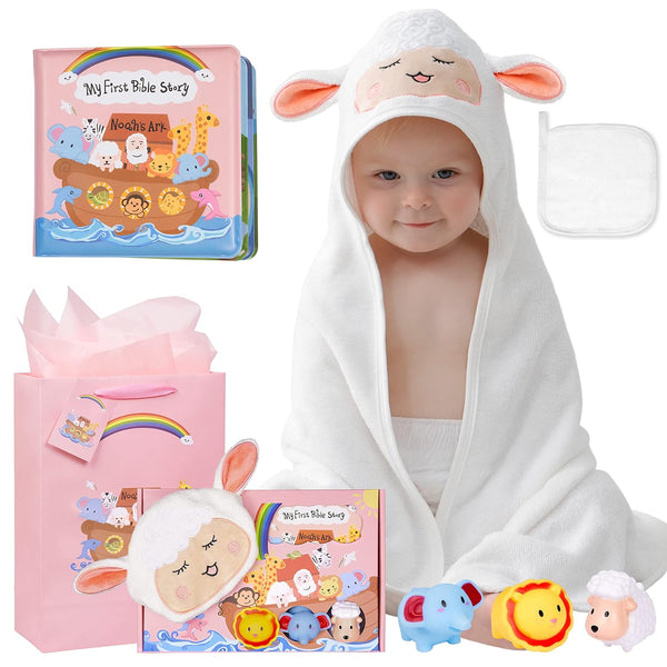 MyMateZoe My First Noahs Ark 7 pcs Baptism Gift Set, Dedication, Christening