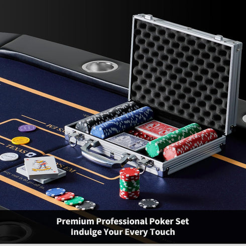 Boyzhood Chips,200Pcs Set Case,11.5 Set Poker Poker with Aluminum Travel Gram Poker Chips for Texas Holdem Blackjack