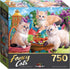 RoseArt - Fancy Cats - Kitten Tea Party - 750 Piece Jigsaw Puzzle for Adults