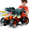 Dinosaur Monster Truck Toys - Remote Control Dinosaur Car, 2.4Ghz RC Truck for Toddlers, Light & Music, Green