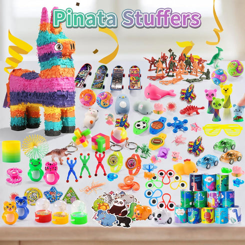 300 PCS Party Favor for Kids Goodie Bags Stuffers, Prize Box Toys for Kids Classroom Bulk, Small Fidget Toys Pinata Egg