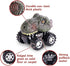 Dinosaur Toys for 3-7 Year Old Kids - Pull Back Dinosaur Cars, 4 Pack Set Car Toys, Gift Toys Dino Cars