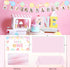 1st 150 Kriyokiaa Birthday Decorations for Girl Pcs Sweet One Birthday Party Decorations with Balloon Garland