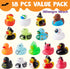 18 JOYIN PCS Halloween Rubber Ducks, Halloween Ducks for Halloween Party Favors Decorations, Rubber Duckies Baby Bath