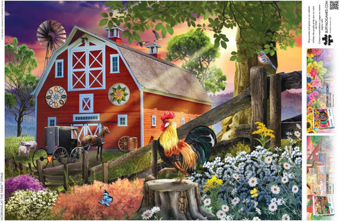 Buffalo Games Country Life - Morning at The Farm - 1000 Piece Jigsaw Puzzle for Adults