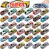 36 Pack Mini Die-Cast Race Cars - Pull Back Toy Vehicles Bulk for Boys Girls 3-5 Years Old